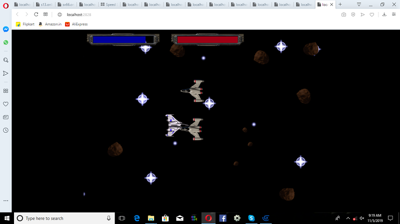 2D Air Force Combat Game Using gdevelop Engine